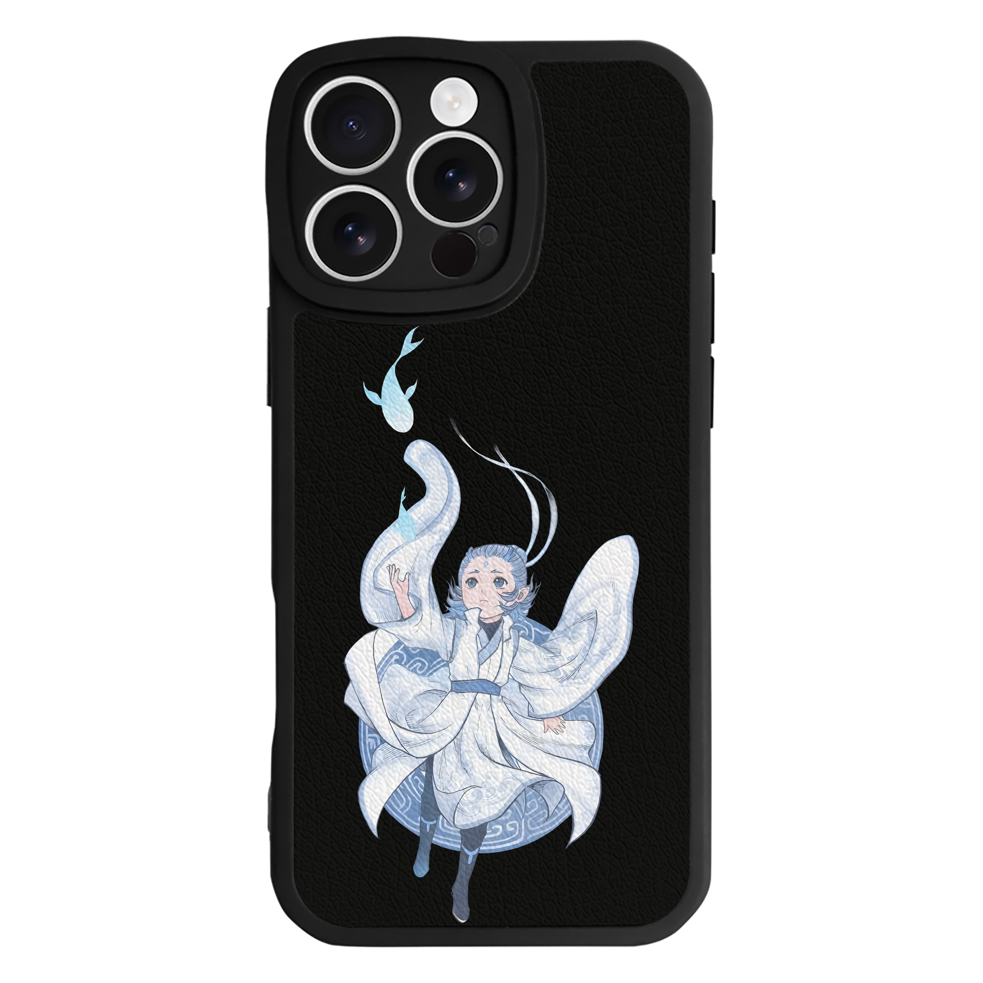 （画像用） Ne Zha 2 ナタ 魔童の大暴れ 【iPhone 16シリーズ対応】シリコンスマホケース（レザー調） 材質：シリコン